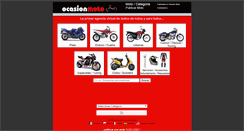 Desktop Screenshot of ocasionmoto.com.ar